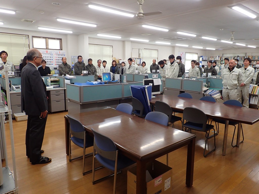 新年朝礼 オーテックメカニカル 新年朝礼 オーテックメカニカル